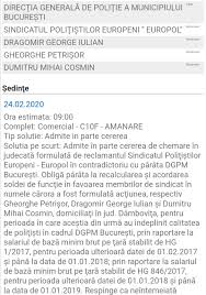 Premieră Două Sentințe Favorabile Pe Hg 1 Intr O Singură Zi Europol Sindicatul Polițiștilor Europeni