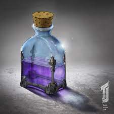 Orange was never a popular color for mass produced bottles so most orange sea glass is probably from decorative tableware, art glass/vases and maybe the edges of red warning lights. Artstation Fantasy Potion Bottle Travis Jackson