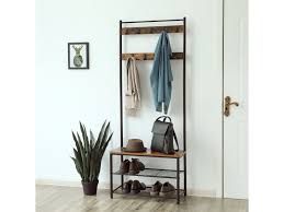 Porte Manteau Meuble De Rangement Au Style Vintage Vestiaire Armature Metallique Hsr41bx Vasagle Style Industr Meuble Rangement Arbres Couloir Porte Manteaux