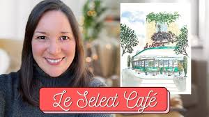 Le Select Cafe Painting Tutorial with Janice MacLeod