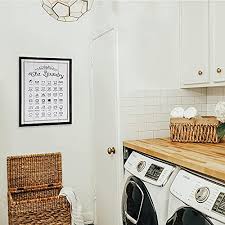 A modern farmhouse kitchen is the perfect room to start decorating if you're looking for a place to begin incorporating rustic touches. Nikky Home Laundry Art Symbols Sign 12 X 16 Inch Farmhouse Wood Laundry Room Decor Wall Art Vintage Wooden Framed Pictures Hanging Guide Plaque Pricepulse