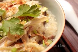 Vietnam Porridge De Riz Au Poulet Chao Ga La Kitchenette De Miss Tam Riz Au Poulet Porridge De Riz Cuisine Asiatique