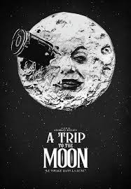 Black And White Movie Posters Vintage A Trip To The Moon By Zapista Ou Movie Posters Decor Old Film Posters Moon Art Print