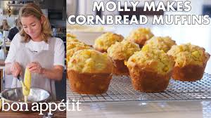 Serve them up while they're warm with a pat of butter and a drizzle of. Molly Makes Cornbread Muffins With Honey Butter From The Test Kitchen Bon Appetit Youtube