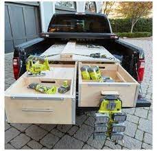 Ryobi Nation Truck Bed Workstation Diy Truck Bed Storage Diytruckbedstorage As A Contractor I M Diy Truck Bedding Truck Bed Box Truck Bed Organization