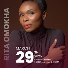 Resist Welcomes Rita Omokha to Petersburg, VA: Join us for an inspiring  conversation with journalist and author Rita Omokha as she discusses her  powerful book, Resist: How a Century of Young Black