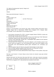Salah satu contohnya adalah lamaran pekerjaan. Doc Contoh Surat Lamaran Cpns Kementerian Panrb Mandias Allan Academia Edu