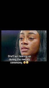 Sha'Carri Richardson Emotional Medal Ceremony at Paris Olympics 2024