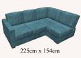 Savoy Right Arm Facing Small Corner Sofa Outback DFS