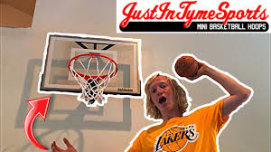 With this mini basketball hoop from spalding, you can easily enjoy playing basketball with your family and friends. Justintymesports Wall Mounted Mini Hoop Review Best Mini Basketball Hoop Youtube