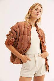 Free people women's dolman quilted knit jacket. Dolman Quilted Knit Jacket Ascot Hart