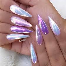 I can attest to this as i wore. Buy Tempea Mirror Effect Aurora Chameleon Seashell Pearl Pigment Powder Holographic Mirror Laser Chrome Nail Art Magic Unicorn Rainbow Glitter Blue Marble Purple Sparkle Acrylic Nail Dipping Powder Ss 1 Online In