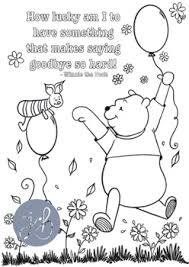 How lucky i am to have something that makes saying goodbye so hard. Winnie The Pooh Digital Print Coloring Page How Lucky I Am Tpt