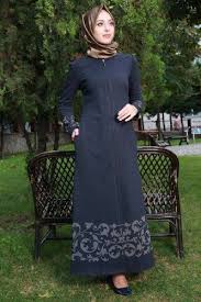 Indirim Kollari Desenli Fermuarli Ferace Laci Urun Kodu Asm2023 S 39 90 Tl Moda Stilleri Musluman Modasi Basortusu Modasi