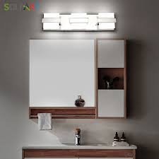 Modern Bathroom Vanity Lights Over Mirror 3 Lights Acrylic Stainless Steel Bath Wall Lighting Wall Lamps Aliexpress