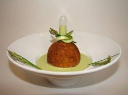 Une Fa Ccedil On Originale De D Eacute Guster Un Poisson Raffin Eacute Avec Des Produits De Saison Recette Cromesquis Veloute Asperges Alimentation