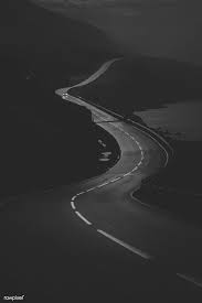Black And White Road Trip Aesthetic Download Premium Image Of Scenic Freeway By The Lake In Black And White In 2020 White Aesthetic Photography Black And White Aesthetic Black And White Photo Wall