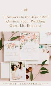 Wedding Guest List Etiquette Betty Lu Paperie Wedding Guest List Etiquette Wedding Guest List Wedding Guest Book