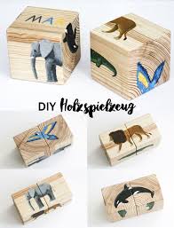 Diy Holzspielzeug Selbstgemacht Holzspielzeug Holzwurfel Puzzles Fur Kinder