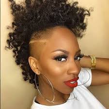 The sides of her head aren't just regularly shaved. Mohawk Hairstyles For Natural Hair Essence