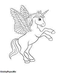 Online Coloring Page Of A Unicorn With Wings Enjoy A Wonderful And Interactive Experie In 2020 Unicorn Coloring Pages Unicorn Pictures To Color Pokemon Coloring Pages