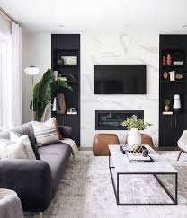 Warning These 10 Black And White Living Room Ideas Are Downright Intoxicating Salon Decor Modern Living Room Interior Living Room White Living Room Design Modern