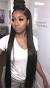 Half Up Half Down Black Girl Straight Hair