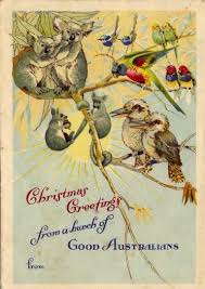 The Joy Of Collecting Early Australian Christmas Cards Australian Christmas Cards Christmas Decorations Australian Australian Christmas