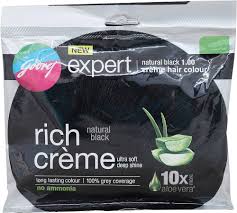 Godrej Expert Rich Creme Hair Colour Cream, Shade 1.00 Natural Black, 40ml  : Amazon.in: Beauty