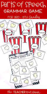 Parts Of Speech Game Print And Digital Distance Learning Parts Of Speech Games Parts Of Speech Activities Parts Of Speech