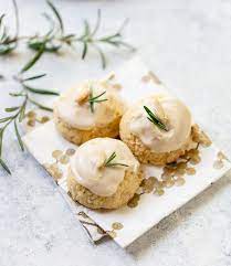 Rosemary Lemon Cornmeal Cookies Rustic Soft Lemon Cornmeal Cookies Baked With Fresh Rosemary Lemon And Pine Nuts An Cornmeal Cookies Food Raspberry Cookies