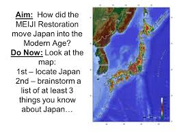 Aim How Did The Meiji Restoration Move Japan Into The