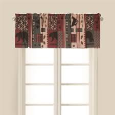 rustic cabin kitchen curtains