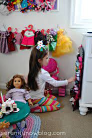Tips For How To Organize Display American Girl Doll Stuff From Serenity Now American Girl Doll Diy Doll Clothes American Girl American Girl Doll Shoes