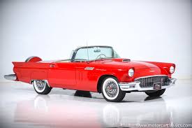 Inside, the 1957 thunderbird featured a new dashboard with an upper part that covered all the panels. Used 1957 Ford Thunderbird For Sale 42 900 Motorcar Classics Stock 1352