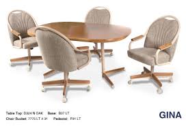 Douglas Casual Living Gina Caster Dining Set Caster Chairs Dinette Chairs Dinette Sets