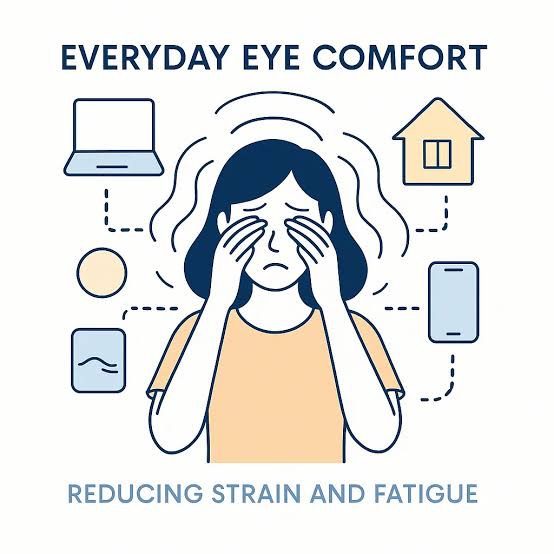 Everyday Eye Comfort: How Women Can Reduce Strain and Fatigue – LensDirect  Blog