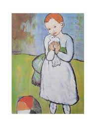 Pablo picasso bilder motive gunstig kaufen. Pablo Picasso Kind Mit Taube Poster Kunstdruck Bild 50x40cm Ebay