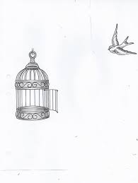 Bioshock Bird Or Cage Tattoo With Bird Flying Away Cage Tattoos Small Bird Tattoos Tiny Bird Tattoos