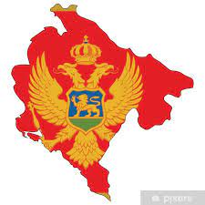 It borders bosnia and herzegovina to the northwest; Fototapete Land Umriss Mit Der Flagge Von Montenegro Pixers Wir Leben Um Zu Verandern