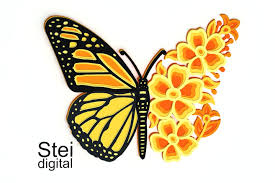 3d Butterfly Mandala Svg Dxf Cut Files Floral Butterfly 1309719 Cut Files Design Bundles