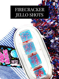 Dust the cookie sheet with the powdered sugar, and sprinkle a generous amount of the citric. Firecracker Jello Shots Elle Talk