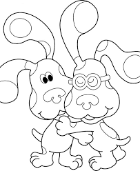 Below you will find all the printable blue's clues coloring pages free to download. Blues Clues Hug His Friend Coloring Page Coloring Sun Nick Jr Coloring Pages Free Kids Coloring Pages Christmas Present Coloring Pages