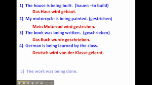 For example, when writing this, grammarly pointed out that the first phrase was, in fact, written in. Understanding The Passive Voice In German With Examples Www Germanforspalding Org Youtube
