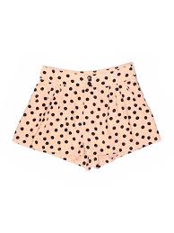 details about divided by h m women pink dressy shorts 34 eur