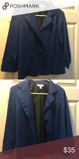 Dress Barn Blue Blazer Small Blue Blazer Blazer Small Dress