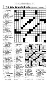 These puzzles are fun activities intended for students of all ages and ability levels. Nov 12 Crossword Jpg Crosswords Union Bulletin Com