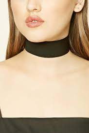 Ivory and chocolate brown stripes make up this sleeveless knit crop top. Knit Choker From Forever 21 On 21 Buttons