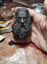 Woodworking creativity awesome art lord of the rings. Carving A Wooden Gandalf The Grey As A Smoking Pipe 9gag
