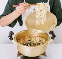 Ramen Pot With Lid, Aluminum Noodle Pot Durable